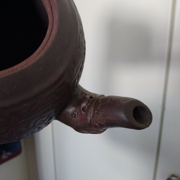 Yixing clay cat teapot - Picture 6 of 6